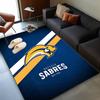 Sabres Hockey Team Spirit Area Rug Suitable for Indoor And Outdoor,Carpets for Kitchens, Homes, Offices, Living Rooms,Home Decor,Christmas Gift