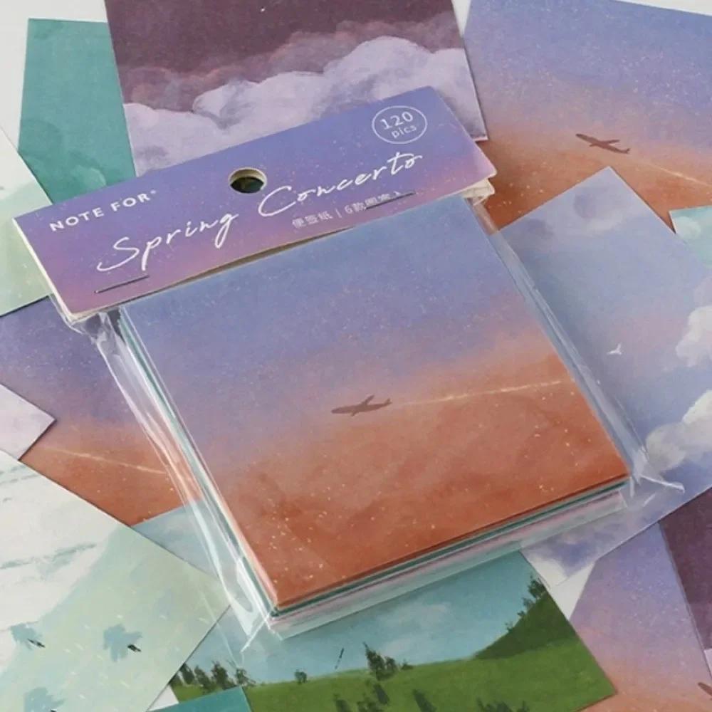 New Portable Durable High Quality Korean Paper Sticky Notes Kawaii Scrapbooking Memo Pad Small Notebooks Office Accessories