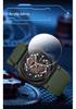 Oufannishi Creative Square Multifunctional Men's Waterproof Quartz Sports Watch with Calendar