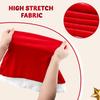 JOYFY 4 Pcs Christmas Chair Cover Red Santa Hat Chair Slipcovers for Christmas Holiday Festival Decoration Ornaments Set