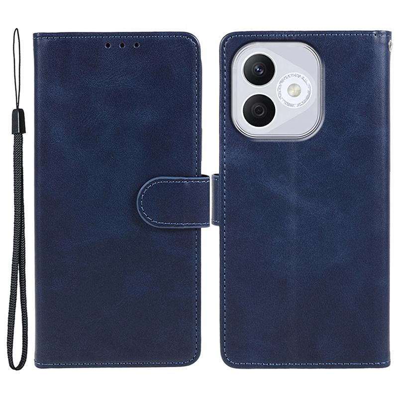 For Honor 400 Lite Case PU Leather Wallet Protective Phone Cover Calf Texture