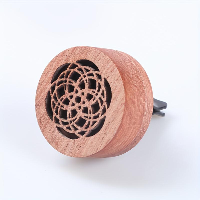 1PC Car mounted fragrance wood diffuser Indoor car fresh air Car mounted fragrance outlet perfume pendant