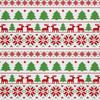 Outdoor Dekostoffe Oxford - Motiv Pixel-Weihnachtsmuster