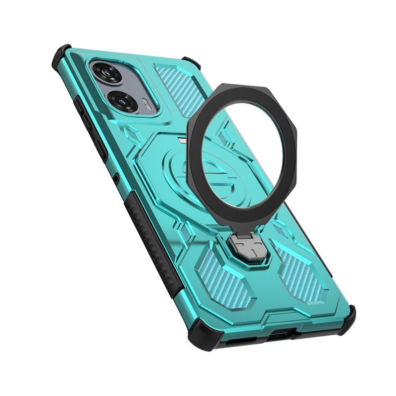 For Motorola Edge 50 Fusion Case Cover Holder Magnetic Wireless Charging Protective Phone Cases On Moto Edge 50 Fusion Funda