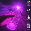 Modern and Elegant Crystal Light for Table and Bedroom, with Touch Control and Adjustable Rose Light, Diamond Projection Included