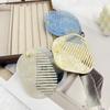 Acetate Hair comb Mini Mirror comb Simple Makeup Mirror  Travel