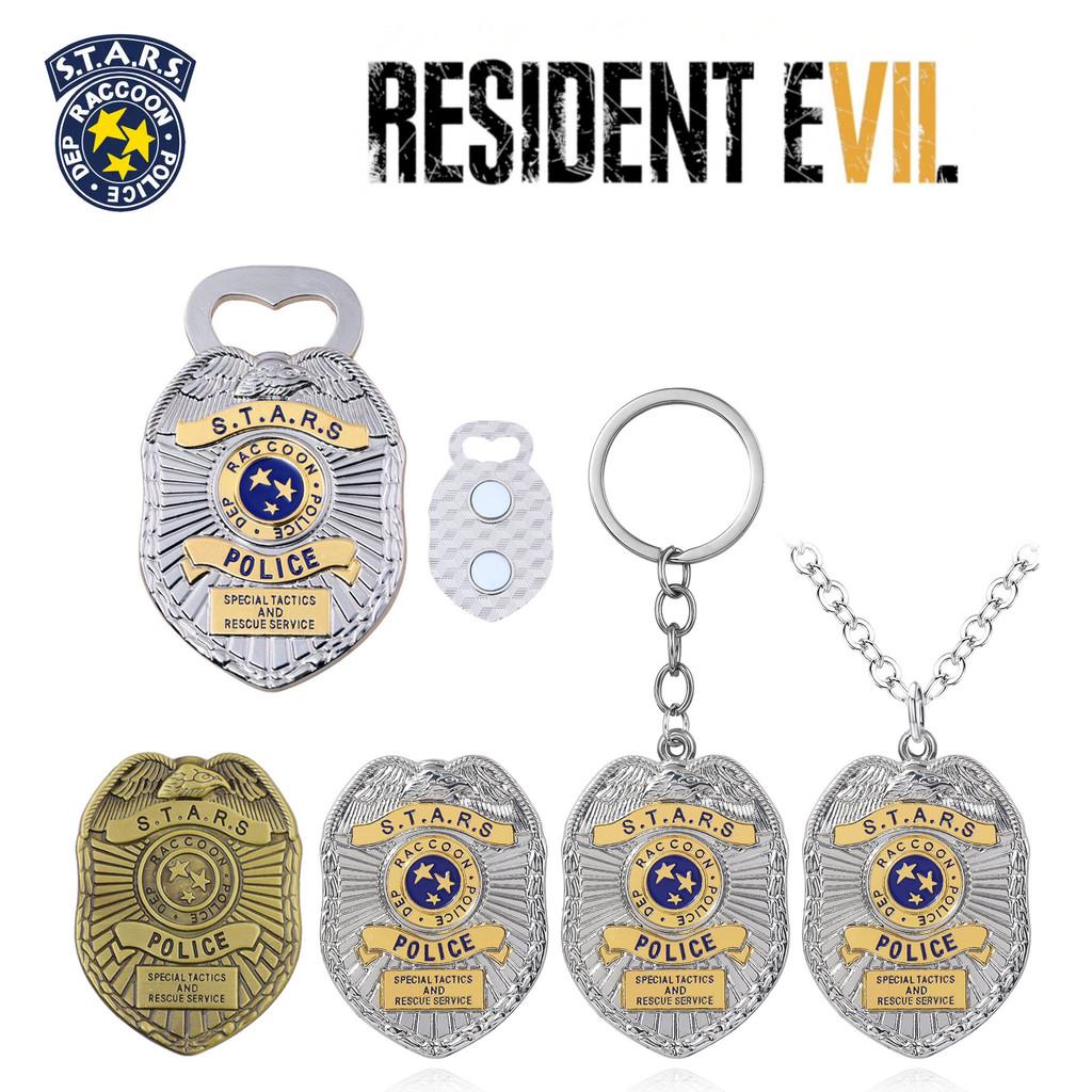 Evil Resident Raccoon City Eagle Badge Necklace With Alloy Material Fans For