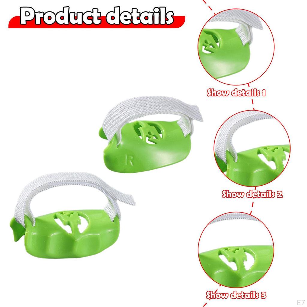 2 Bucăți Antrenoare de Degete pentru Pian Exerciții Mâner Confortabil Instrument Corector de Mână pentru Începători