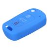 Silikonový 3B dálkový kryt Flip Key Fob Case pro Kia Sportage Soul Optima Sea Blue