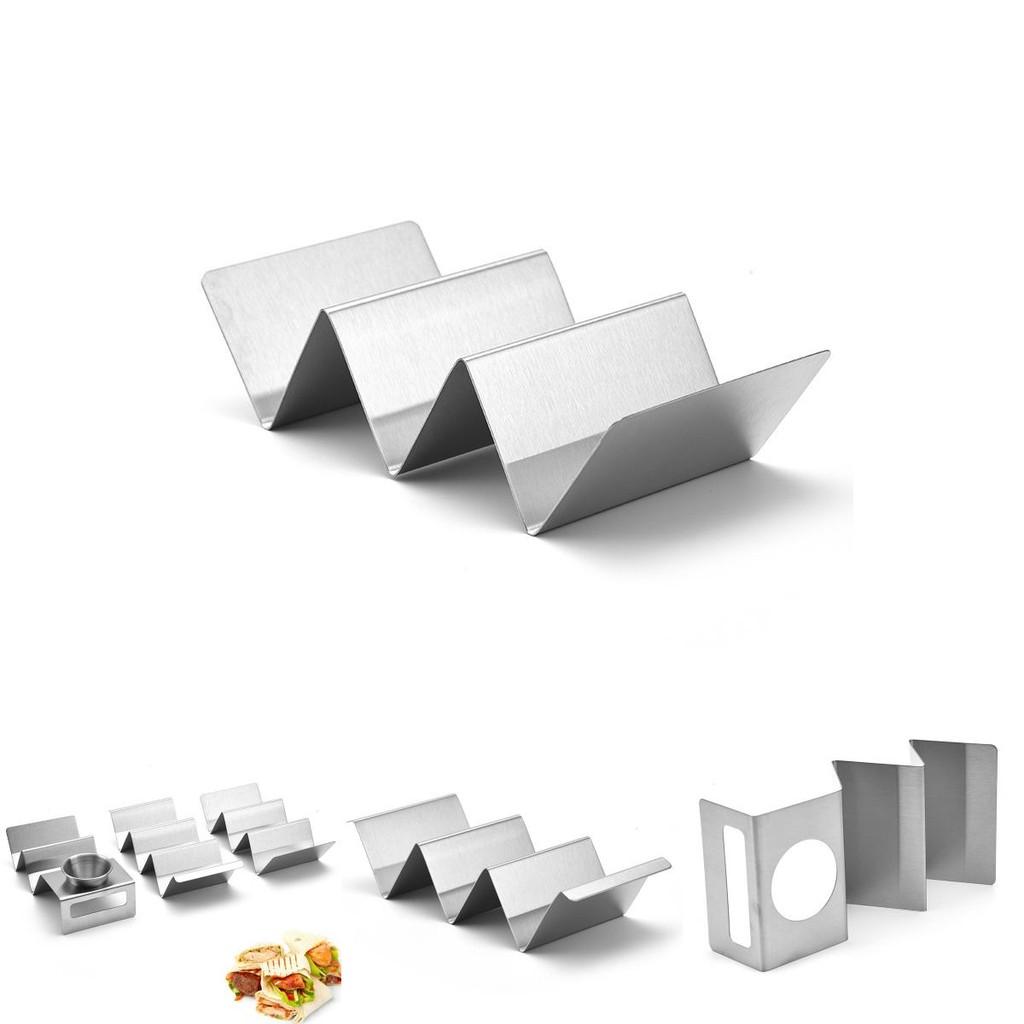 Stylish W Shape Stainless Steel Taco Holder For Modern Dining And Entertaining Needs
