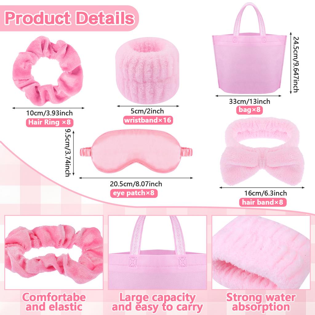 48 Pcs Sleepover Party Supplies For Girls Eye Mask Spa Supplies Sleeping Stuff Accessories For Slumber Party Favors Gifts