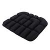 Inflatable Seat Cushion Comfortable Adjustable 3D Air Travel Cushion Portable Black Chair Pad for Driving Office Work