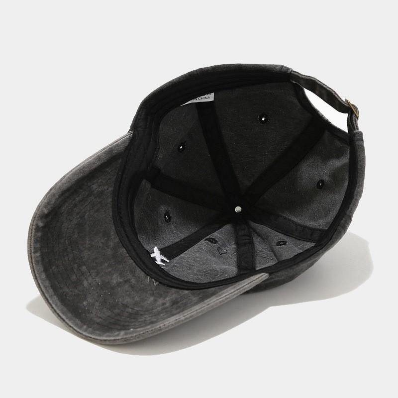Classic Baseball Cap Men Retro Curved Brim Sunshade Adjustable For Spring Wear