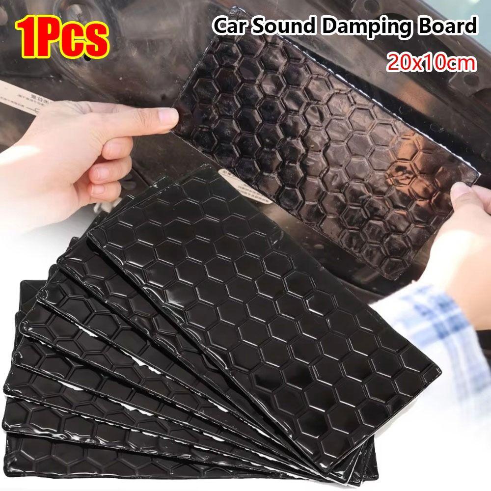 1Pcs Butyl Rubber Composite Car Sound Deadener Soundproofing Board for Car Door Trunk Hood