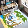 Custom Name Stitch Printed Carpet,Rug for Office Chair Living Room Bedroom Kitchen Room Decor Gifts.