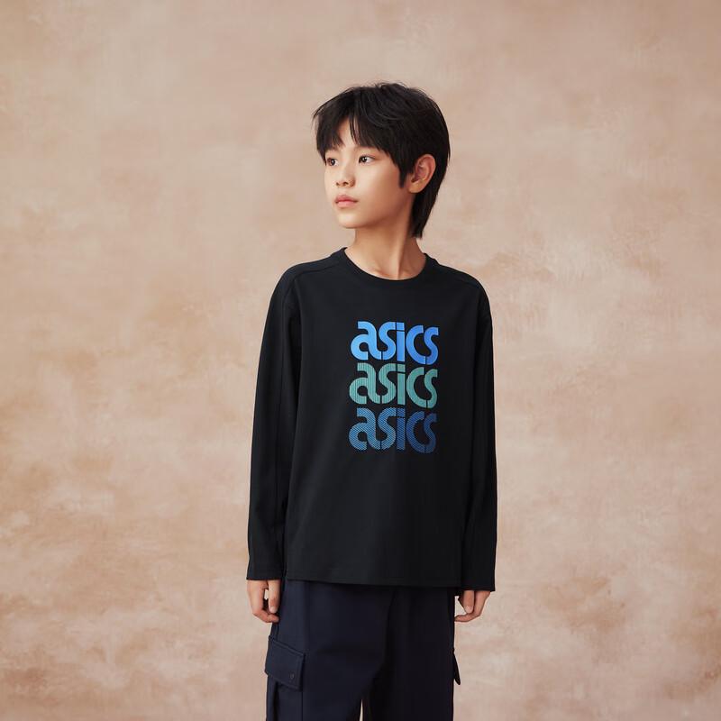 ASICS Kids' Moisture-Wicking Antibacterial Long Sleeve Athletic T-Shirt