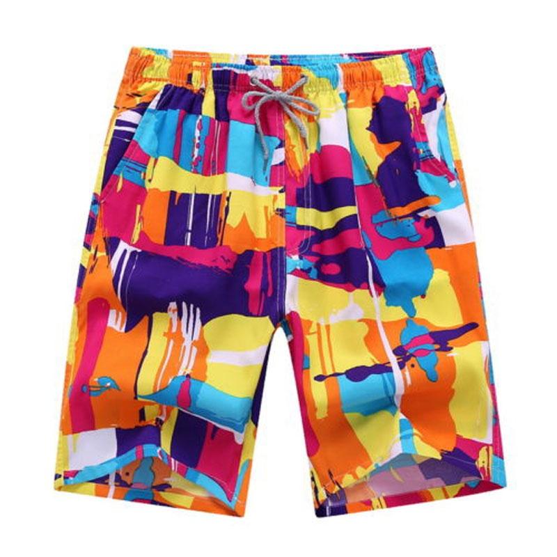 

Men Multicolor Boardshorts Surf Beachwear Shorts Swim Sports Pants Trunks Multicolor,TagXL=US M