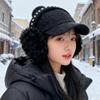 Cold Protection Foldable Earmuffs Thickened Soft Plush Earflaps  For Women Men Outdoor