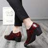 Brand 2025 Men's High-heeled Leather Shoes Fashion Red Wedding Dresses Shoes For Men Luxury Formal Shoes Man Zapatos De Vestir