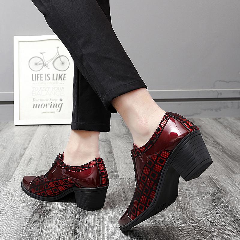 Brand 2025 Men's High-heeled Leather Shoes Fashion Red Wedding Dresses Shoes For Men Luxury Formal Shoes Man Zapatos De Vestir