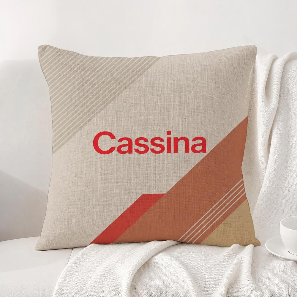 Brand Cassina Cushion Cover Natural Linen Pillowcase Set AllinOne Decor Cushion Cover for Sofa Bedroom Chair