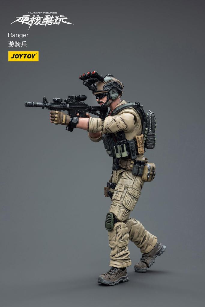 JOYTOY Military Figure Ranger Scale PVC ABS Painted Movable Figure 1/18 &