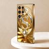Love letter S electroplated glass phone case suitable for Samsung Galaxy S26 S25 S24 S22 S21 S20 FE/Ultra/Plus5G anti drop