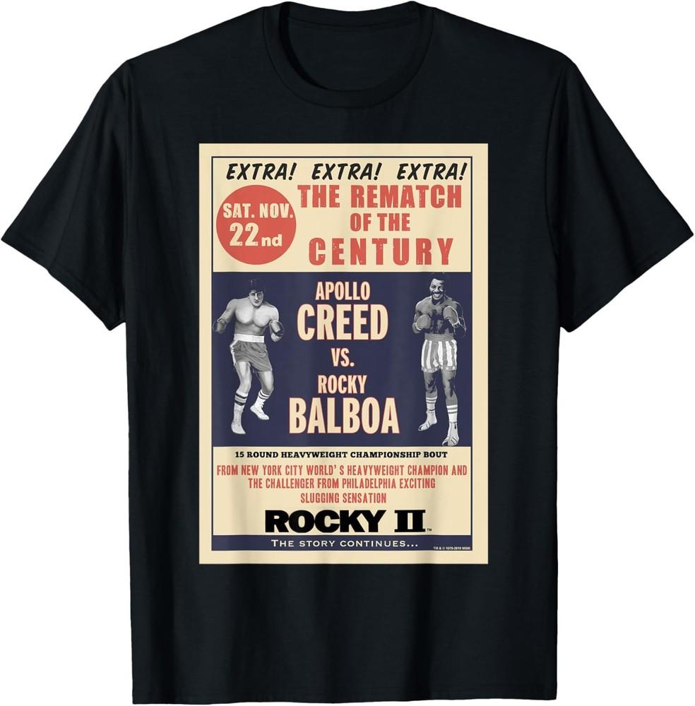 Rocky Creed Vs Balboa Rematch The Century Poster T-Shirt Unisex T-Shirt XL