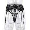 Damen Sexy Strümpfe Strumpfhalter Gürtel Schwarze Strümpfe Strumpfhalter Gürtel Spitze Netz Nachthemd Sexy Strumpfhalter Gürtel Sex Unterwäsche