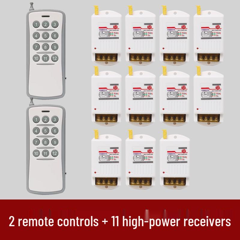 High-Power Submersible Pump with Smart Wireless Remote and Light Control, 220V Multi-Channel Wiring-Free Power Supply