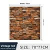 3D Tile Brick Wall Sticker Self-adhesive Waterproof Foam Wallpaper 10 Pcs 35x30cm
