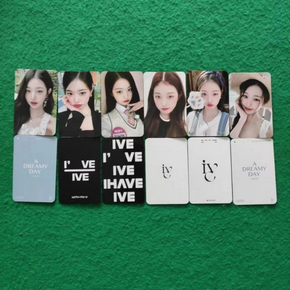 IVE Jang Won-young Mini-Album Switch Idol-Merchandise Fotokarte Pyjama-Häschen-Decke Live-Karte WM2.0 Album-Fotokarte 54 Stück