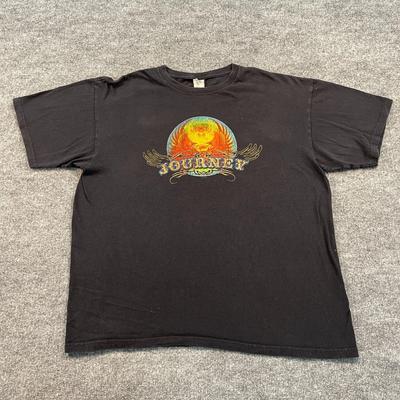 Vintage 2006 Journey Rock Band Concert Tour Shirt XL 23x27 Black