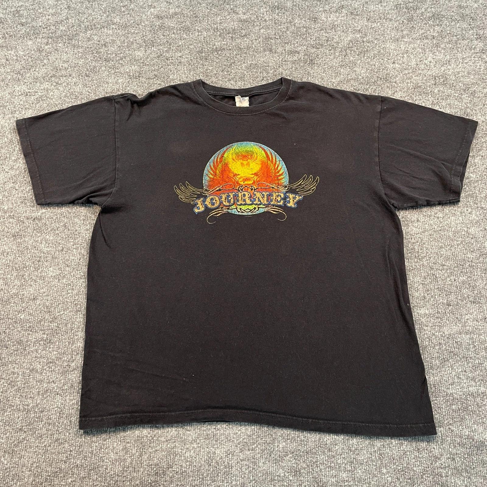 Vintage 2006 Journey Rock Band Concert Tour Shirt XL 23x27 Black 4XL