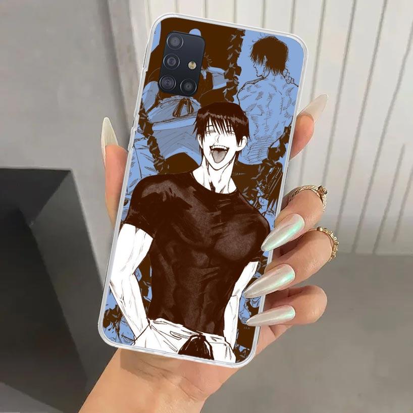 Jujutsus Fushiguro Toji Handyhülle für Samsung Galaxy A52 A32 A22 A12 A02S A50S A30S A10S Note 20 Ultra 10 Plus S10 A31 A20 A71