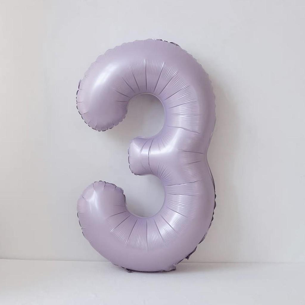 40-Inch Cream Number Balloon for Kids' First Birthday Party Decoration