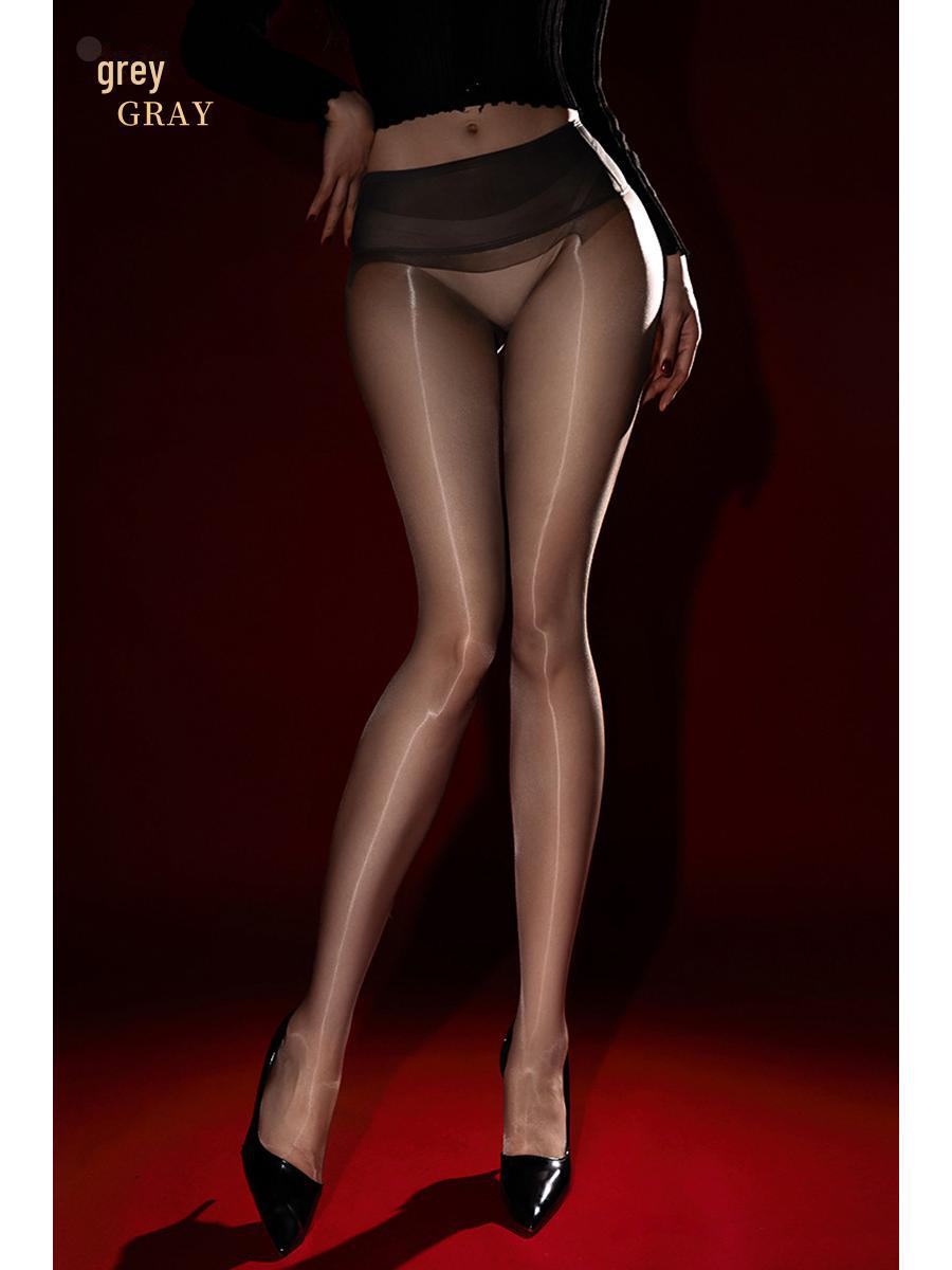 

Чулки Little Matchmaker Vanilla Jelly Aurora Shiny Seamless Mesh - сексуальные, тонкие, утягивающие чулки для женщин Regular серый