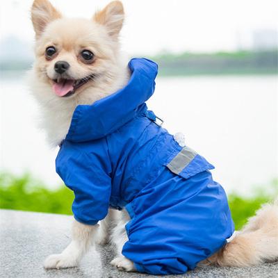 Haustier Regenmäntel, Hundekleidung, Kleidung für kleine Hunde, Vierbeinige Kleidung mit Kapuze, Kleine Hundekampfkleidung