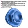 Enchimento de Óleo    Rosca Gás   Tampa  Alumínio CNC Adequado para   CR125RCelsiusCR250RCelsiusCR480R(Azul )