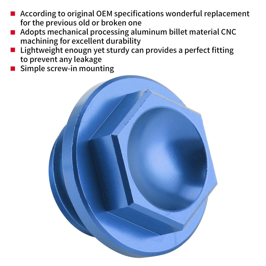 Enchimento de Óleo Rosca Gás Tampa Alumínio CNC Adequado para CR125RCelsiusCR250RCelsiusCR480R(Azul )