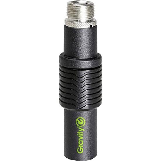 Gravity Microphone Stand Accessory One-Touch Adapter GMSQC1B Black