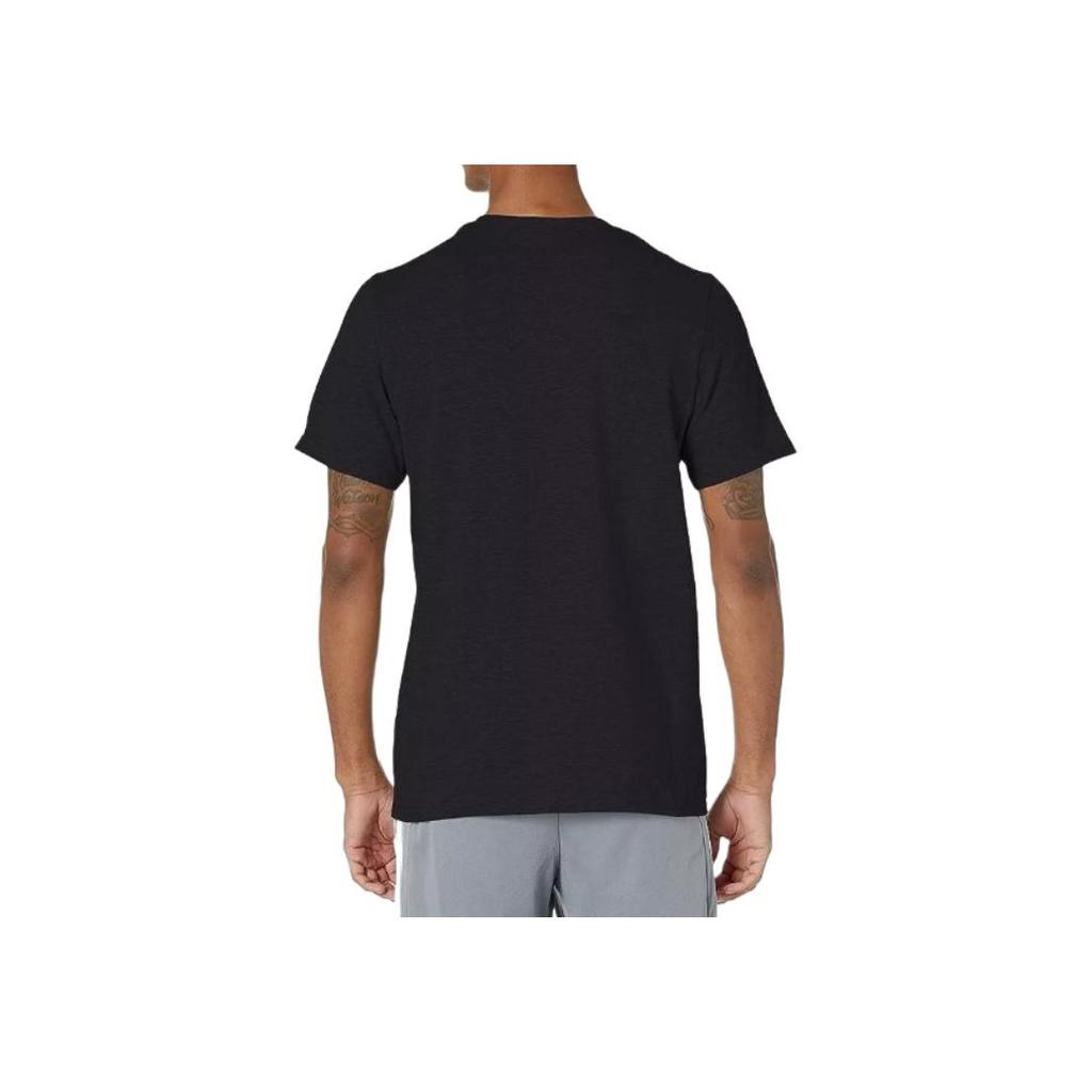 adidas Badge Of Sport Tee Letter Print Crew Neck Short Sleeve T-Shirt Men Tops Black ED9605