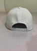 Quick-Drying Rope Curved Performance Snapback Hiking Waterproof Half Laser Cut Drilled Hole Perforated Hat Five Panel Golf Hat