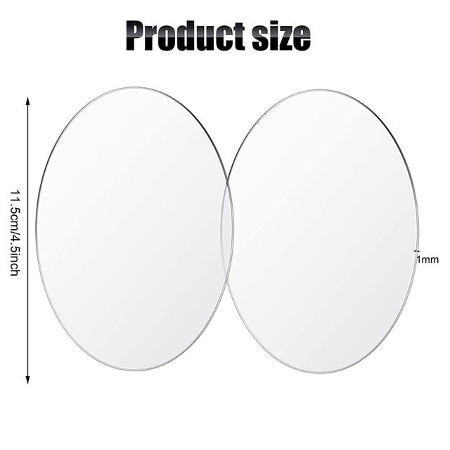 1/2mm Clear Circle Acrylic Sheet Plexiglass Disc Round Sign for Milestone Marker,Name Card,Cricut,Engraving,Painting,DIY Project