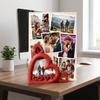 Plastic Business Card Stand LOVE Letter Design Mini Picture Frame Desktop Ornament  Bedroom Decor