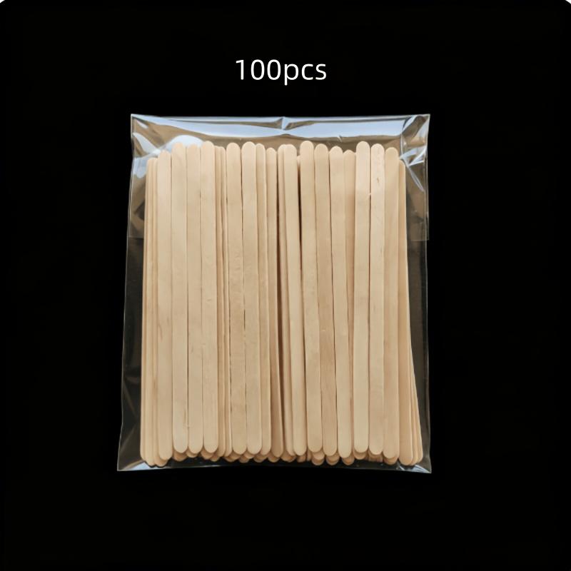 100Pcs 11cm Round Head Wooden Coffee Stirrers Disposable Biodegradable Stir Sticks For Hot Drinks Coffee Tea