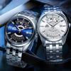 Orologio Orient uomo importazione giapponese calendario perpetuo orologio da polso grande quadrante cinturino in acciaio orologio meccanico RA-BA0003L10B
