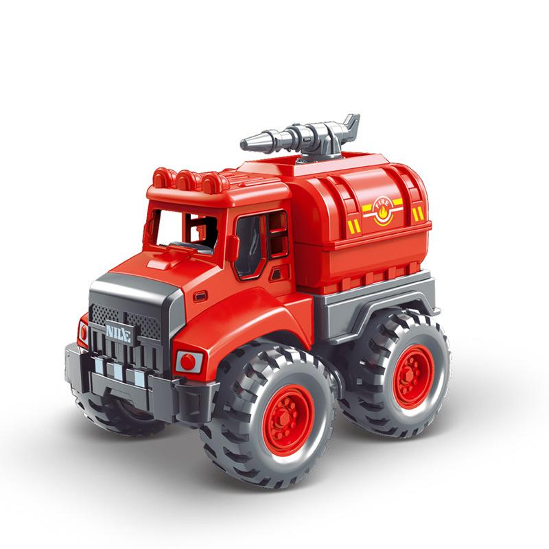 

Truck Fire Childrens Toy Cloud Ladder Inertia Mechanism Coordination Imagination Water Cannon
