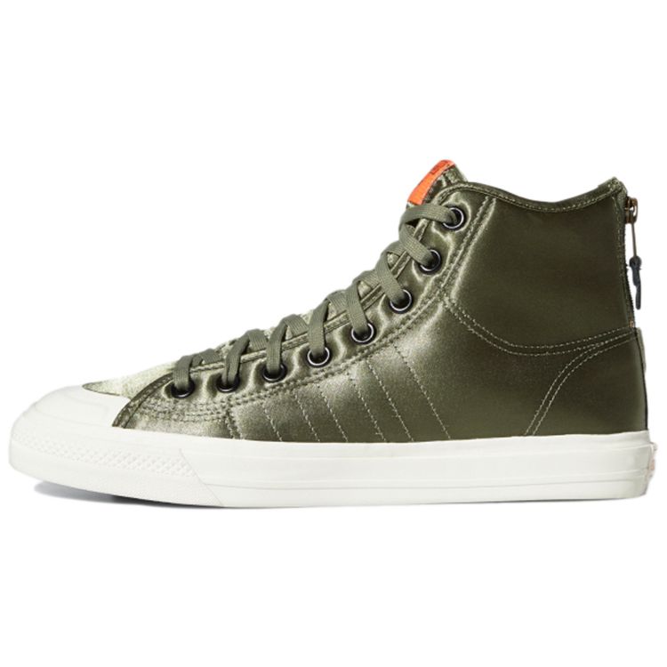 

Кроссовки унисекс adidas Nizza High RF Legend Green Orange Off-White FW0264