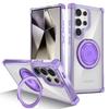 Drehbare magnetische Magsafe Halterung Hülle Für Samsung Galaxy S26 Ultra S26 Plus S26 Ring Ständer Halter Transparente Schutzhülle